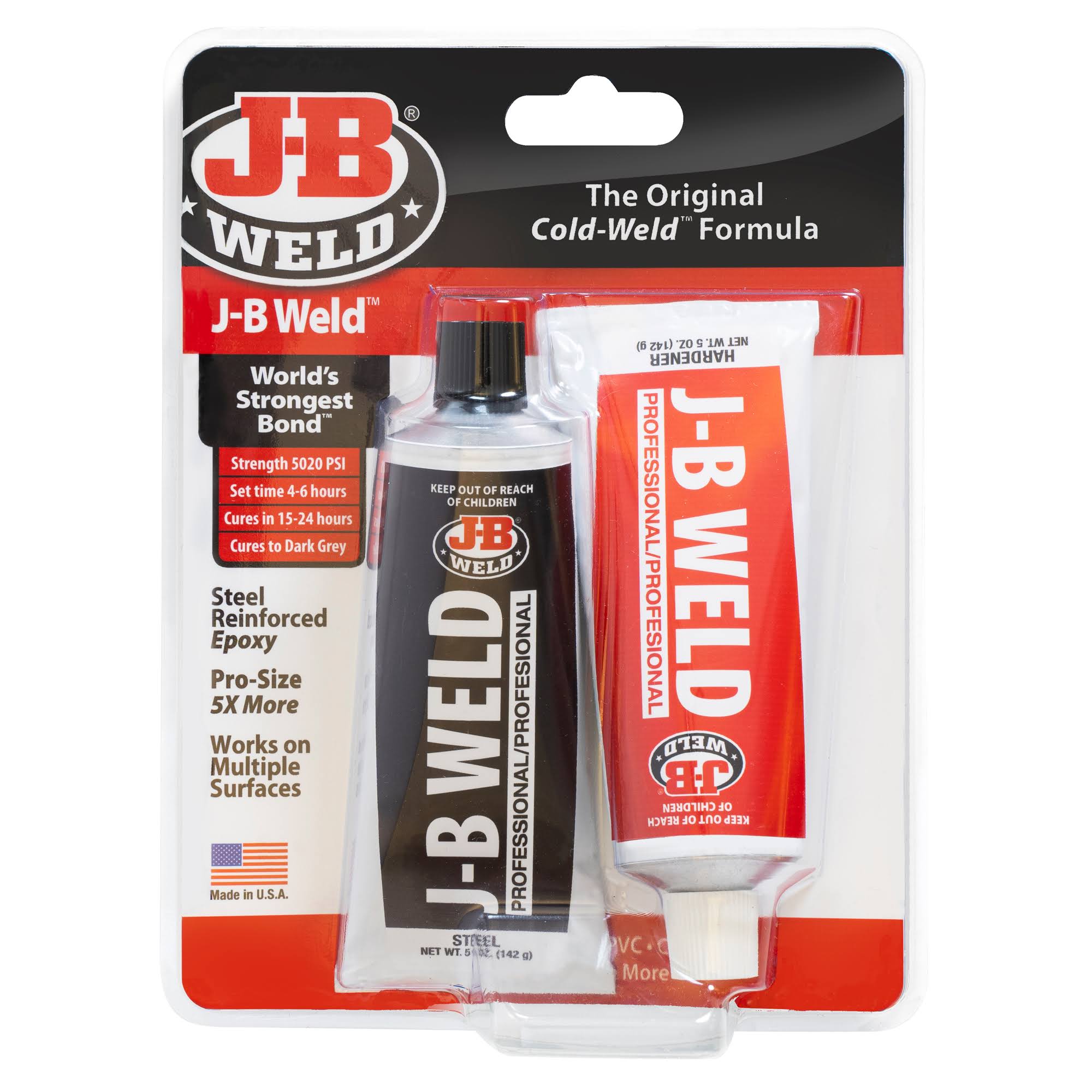 J-B Weld Professional Size Steel Reinforced Epoxy (10 oz) 8281