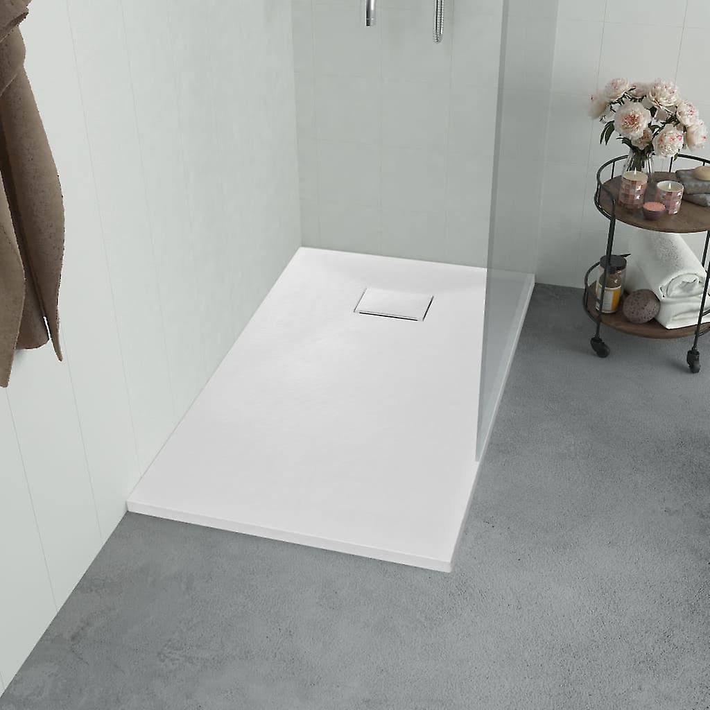 vidaXL Shower Base Tray SMC White 47.2