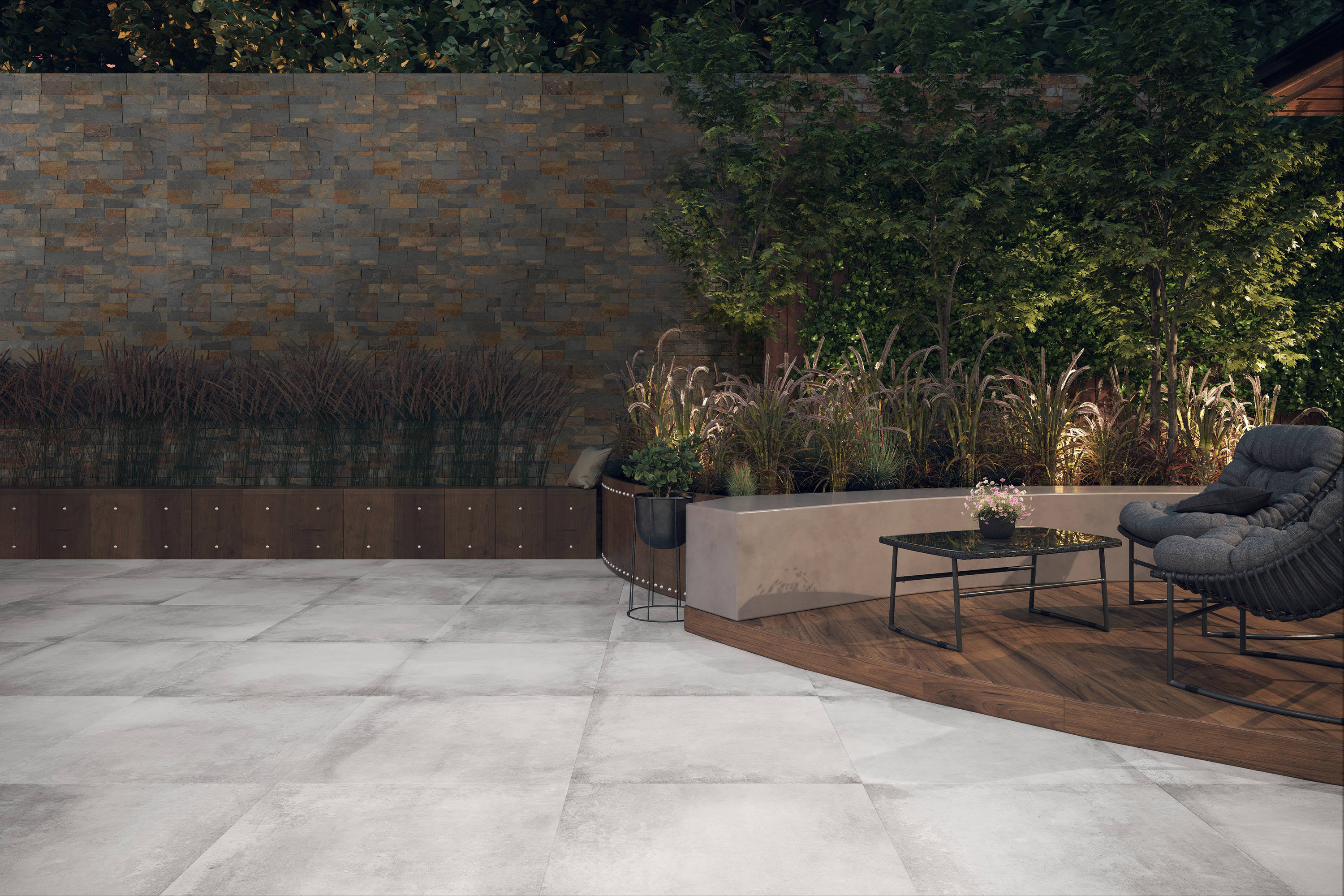 Satori 24-in x 0.79-in Formafuse Zinc Porcelain Paver in Gray | 1001-0348-0