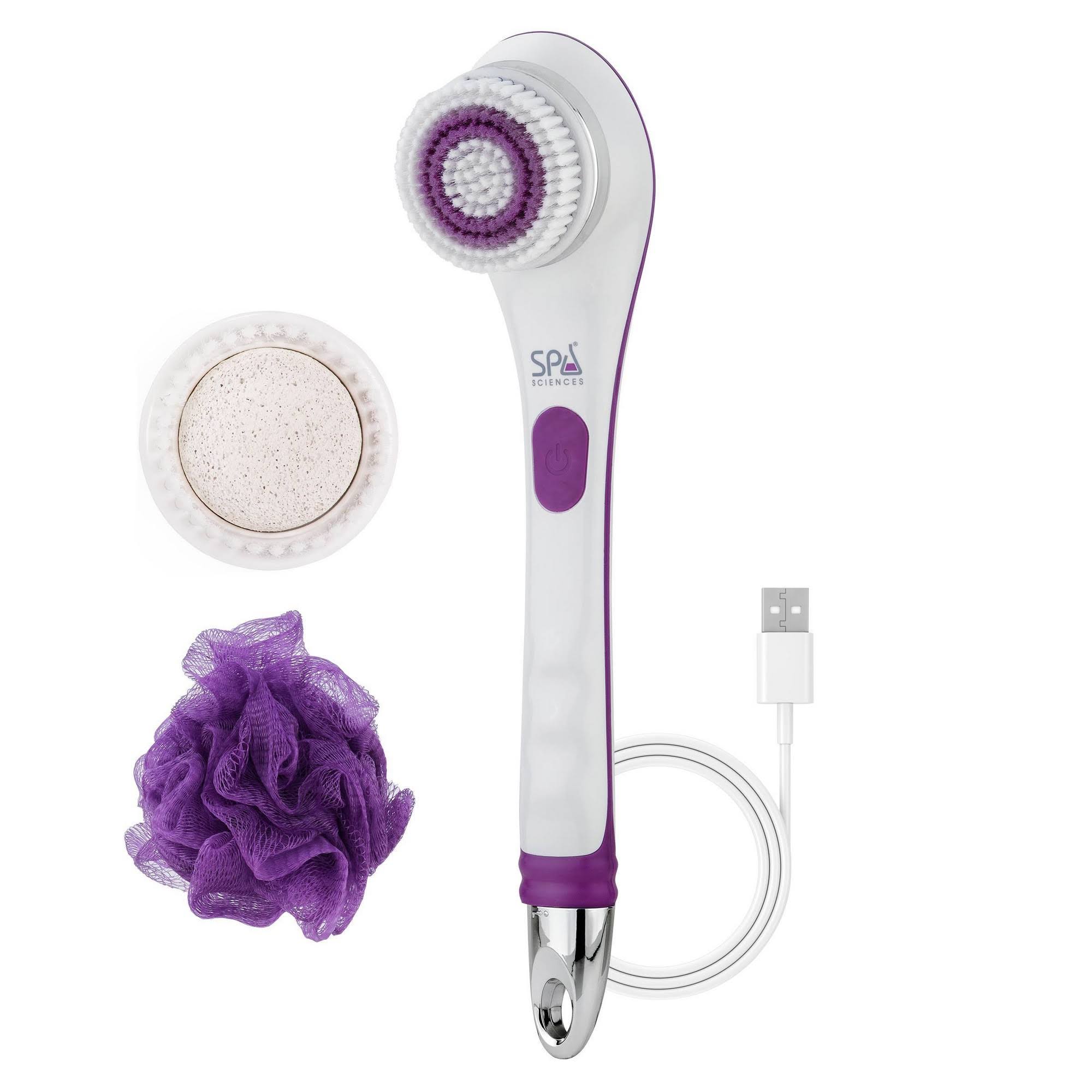 Spa Sciences Nera- 3-in-1 Shower Body Brush with USB