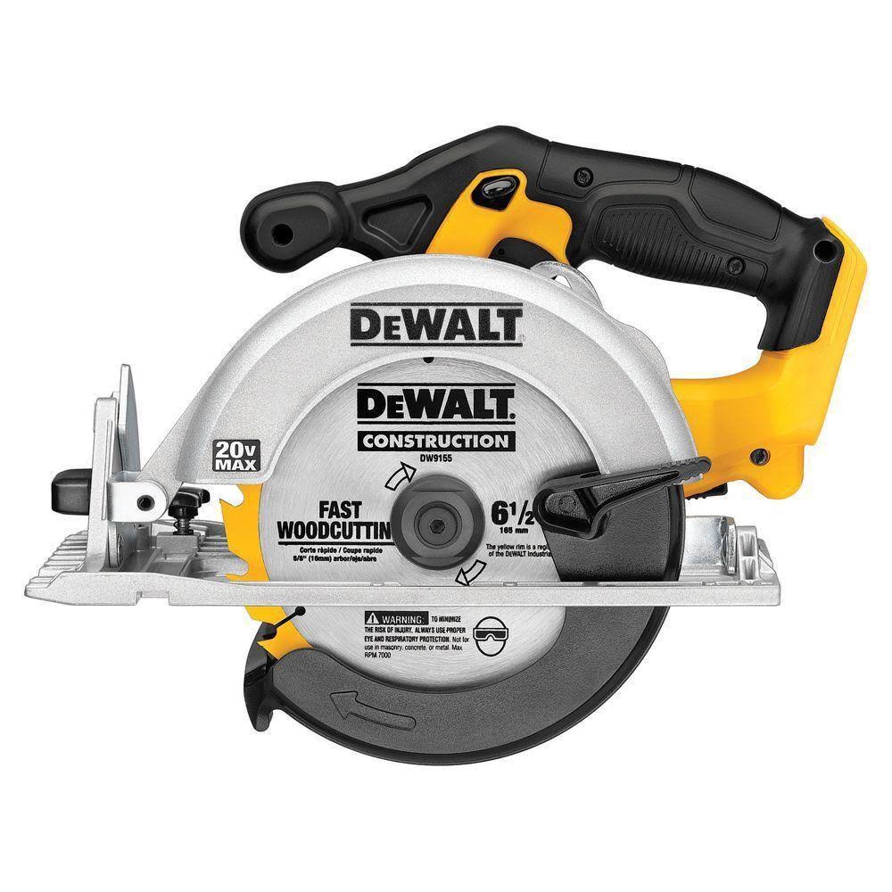 DeWalt 20-Volt Max Lithium-Ion Cordless 6.5 in. Sidewinder Style Circular Saw with (4) 20-Volt 3Ah Max Premium Battery Packs
