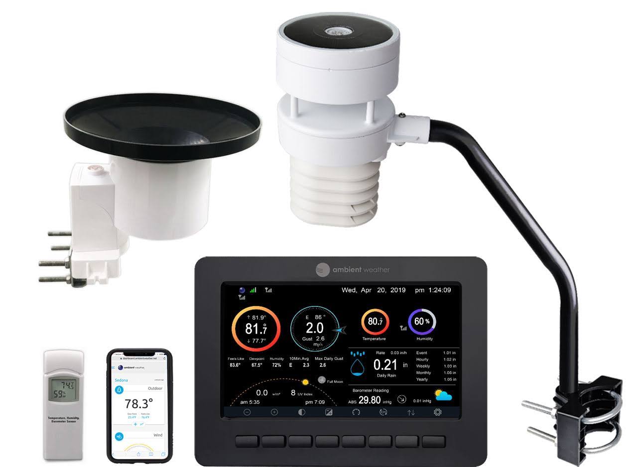 Ambient Weather WS-5000 Ultrasonic Professional Smart Weather Station