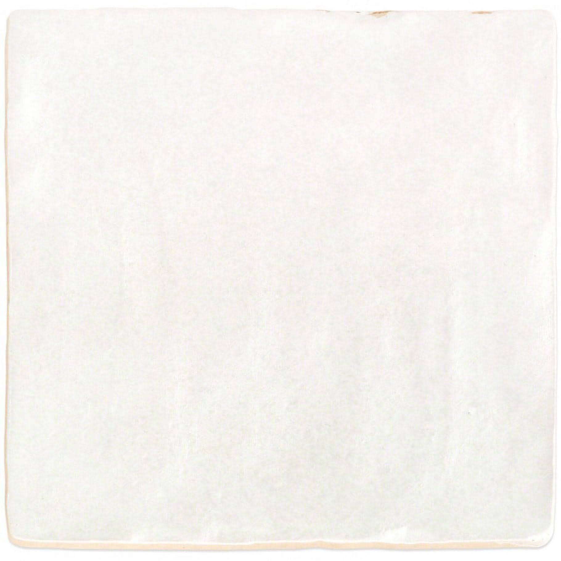 Bond Tile Southampton Gin 4x4 Ceramic Wall Tile Sample, White