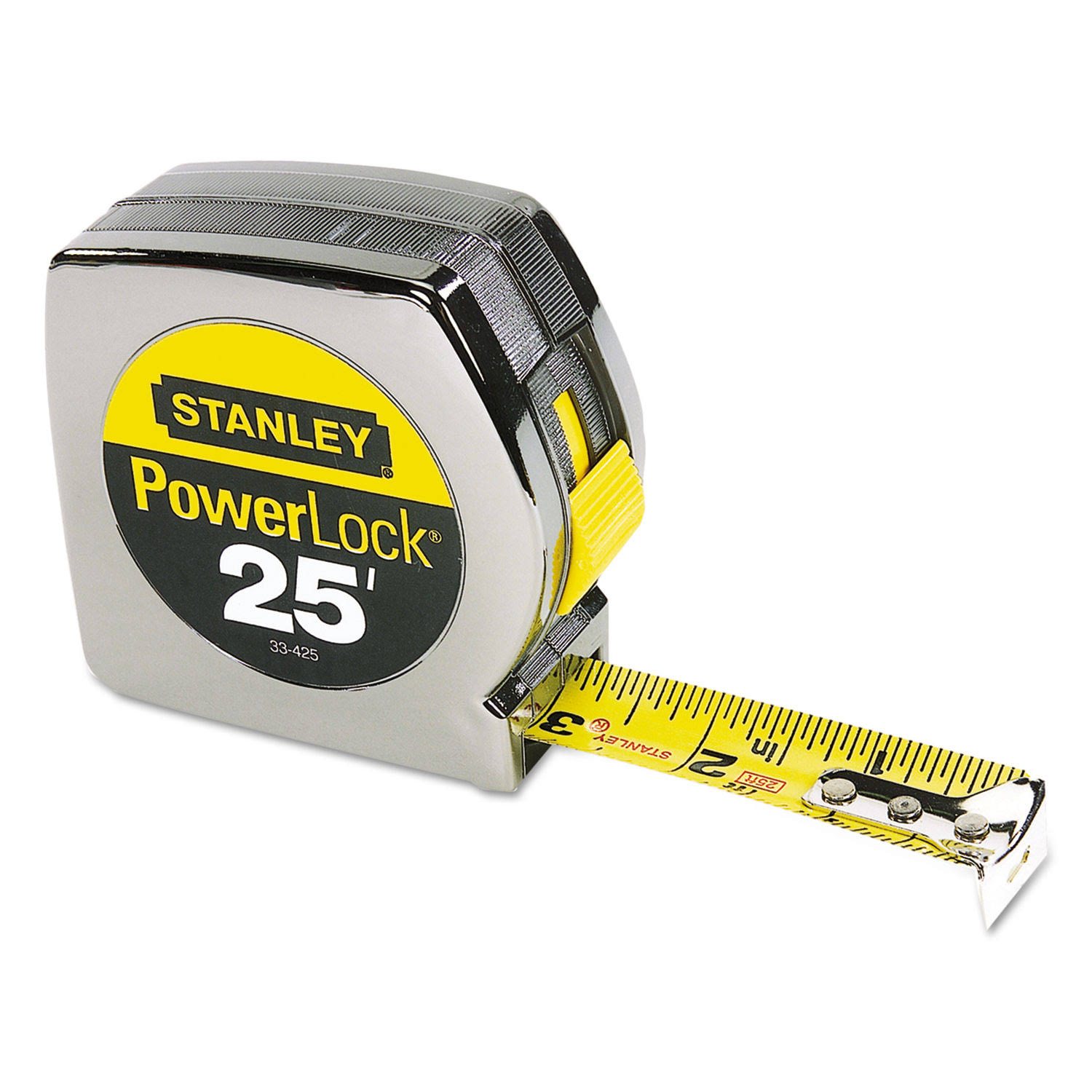 Stanley 33-425 Powerlock Tape Measure 1 inch x 25ft.- 4 Pak