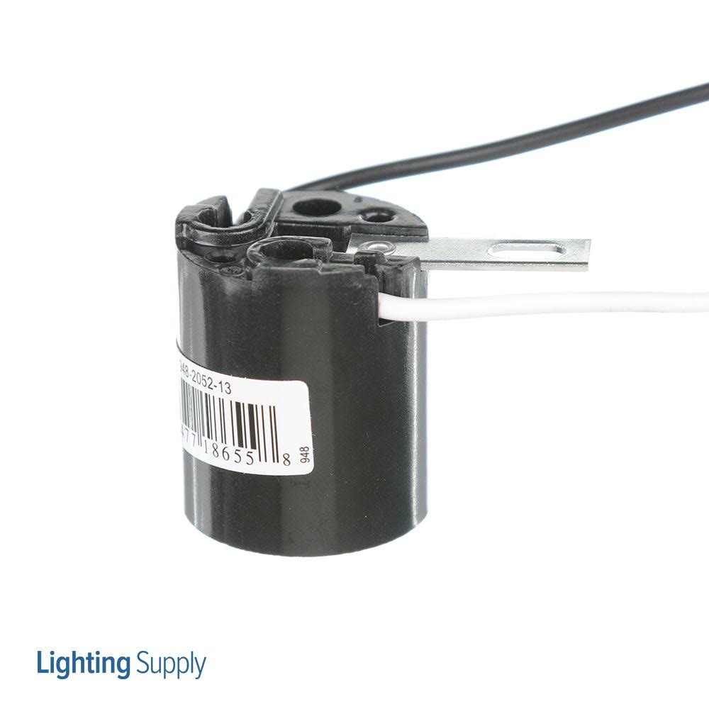 Leviton 2052-13 Medium Base One-Piece Keyless Incandescent Phenoli