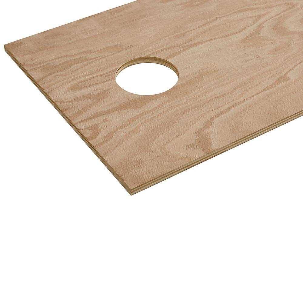 PureBond 3/4 in. x 2 ft. x 4 ft. Red Oak Plywood Corn Hole Board Top, Red Oak Wood 5510