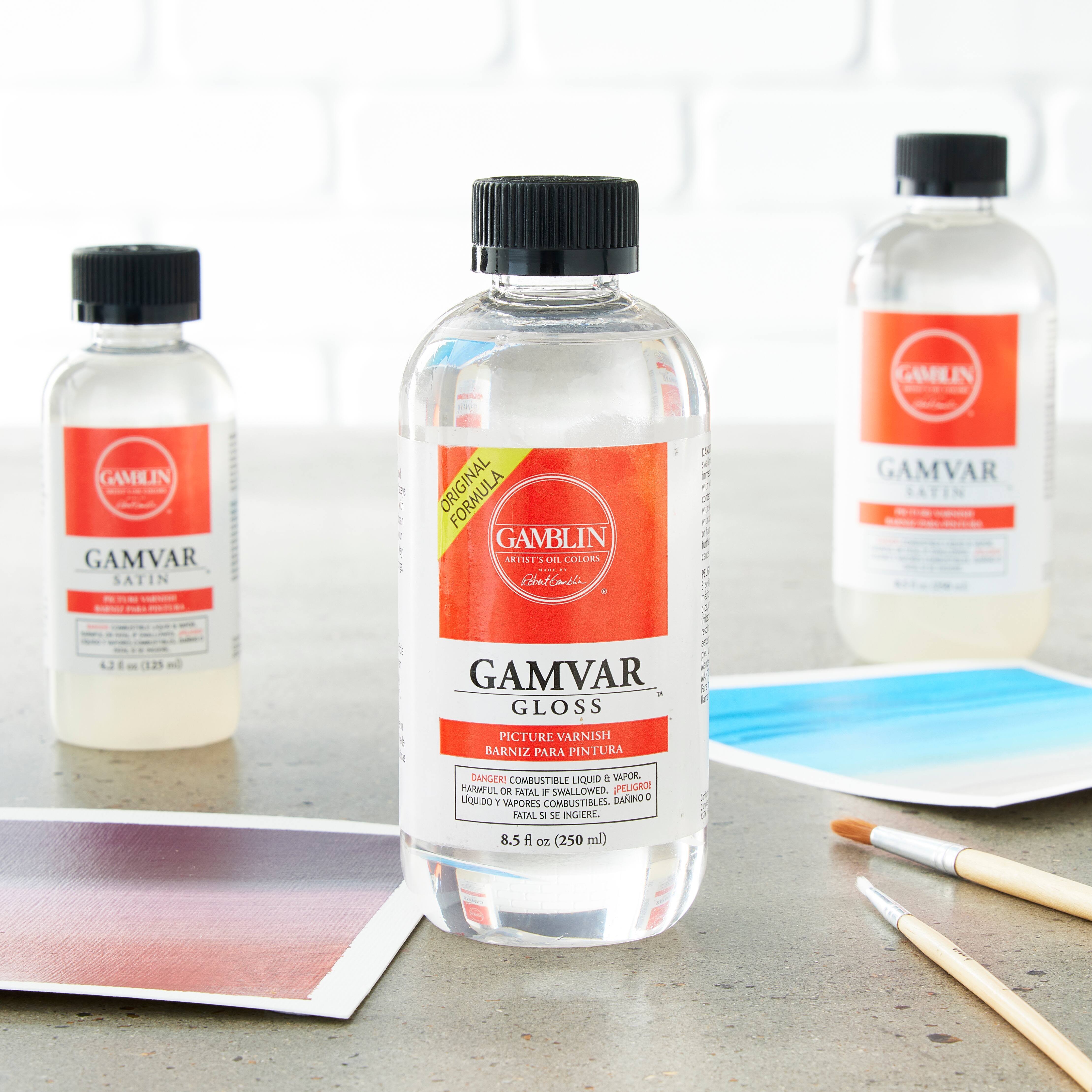 Gamblin- Gamvar Picture Varnish- Gloss- 8.5 oz.