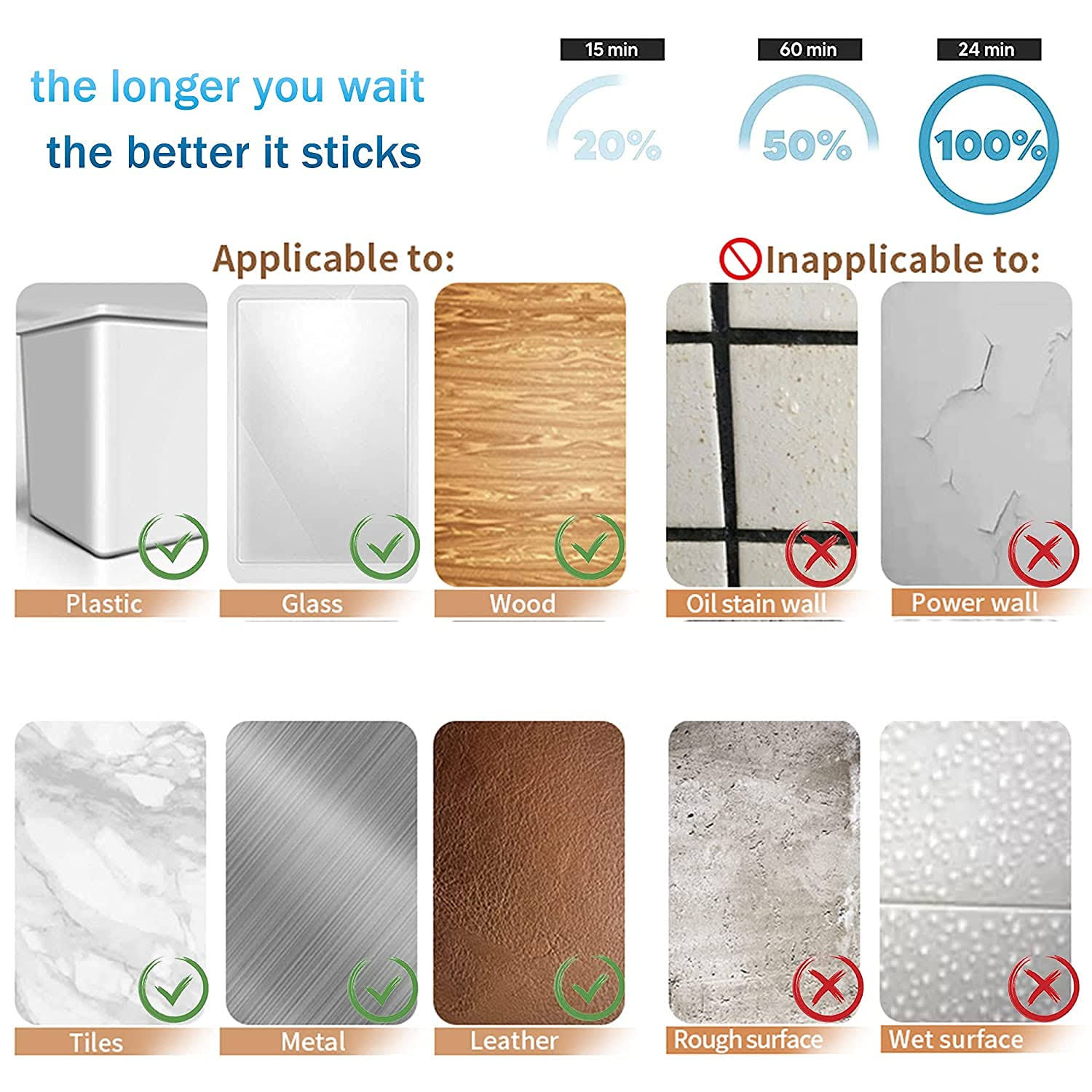 3M Double Sided Tape, Waterproof Heavy Duty Foam Tape, 36.5ft Length, 0.4 inch Width for Car, Home Decor, Office Decor