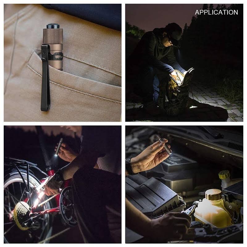 Olight i3T Eos Penlight Torch 180 Lumens Mini AAA EDC Flashlight Everyday Carry Pocket Outdoor Gear for Dog Walking, Hiking, Camping, Jogging, Mainte