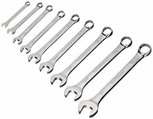 Pittsburgh 9 Pc. Combination Wrench Set