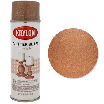 Krylon Glitter Blast Paint 5.75oz Rose Gold