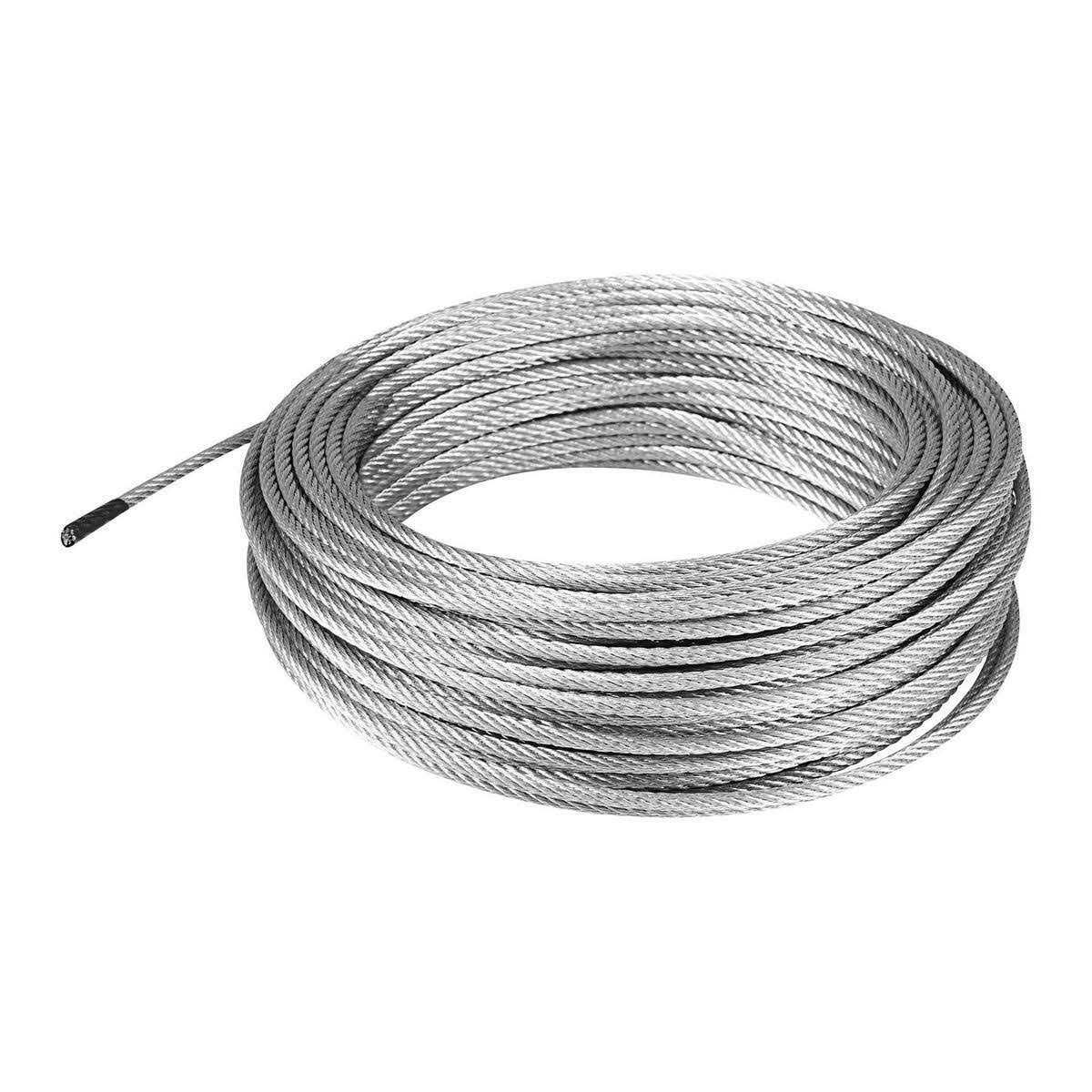 Haul Master 61784 100 ft. x 3mm Aircraft Grade Wire Rope