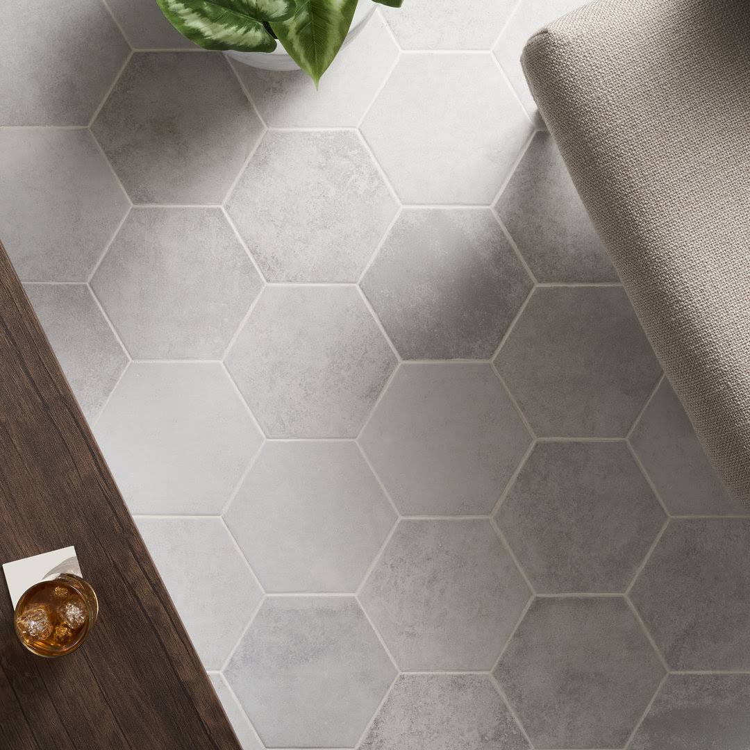 Ivy Hill Tile Hayes Blanco 7.87 in. x 9.44 in. Matte Porcelain Floor and Wall Tile (9.84 Sq. ft./Case)