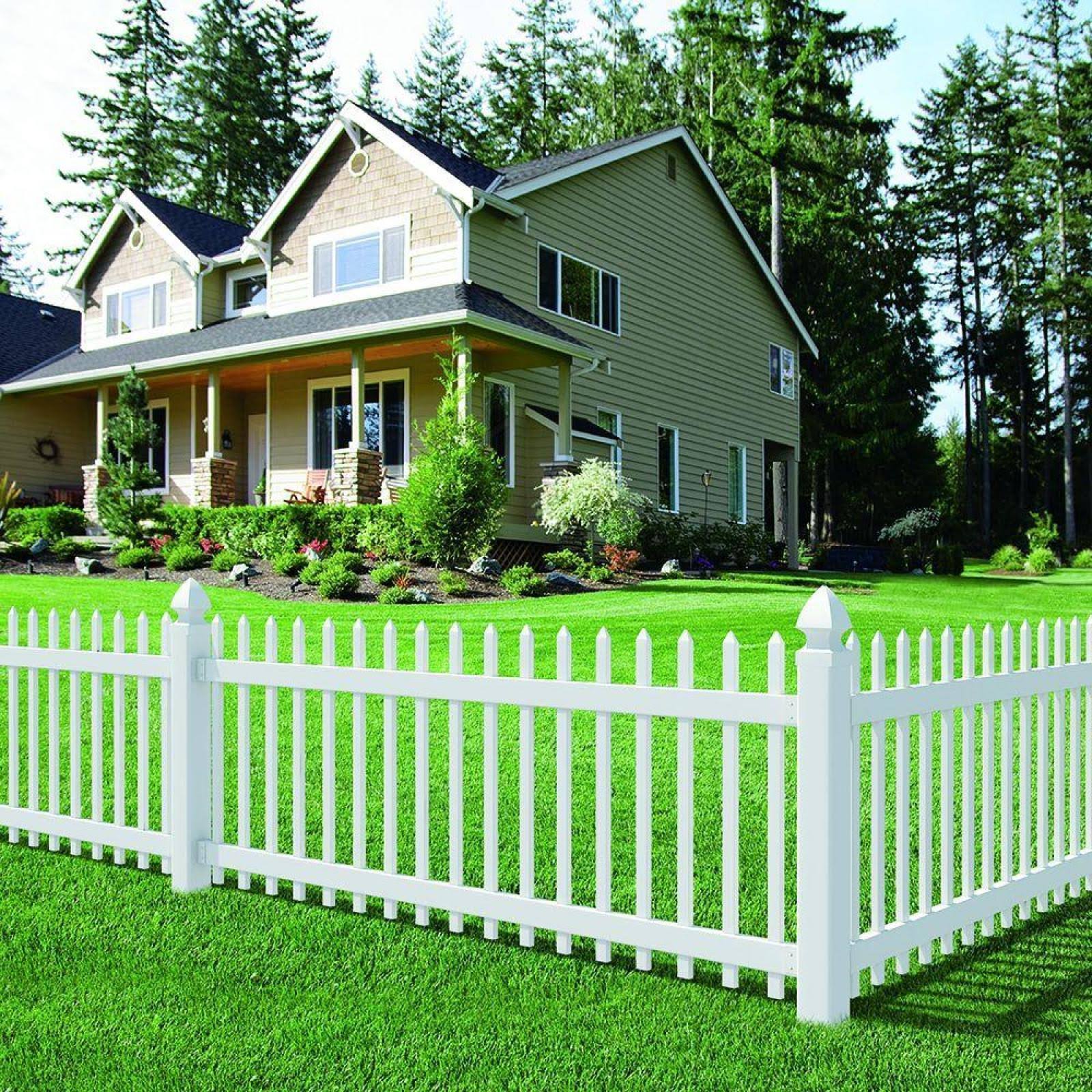 Outdoor Essentials White Vinyl Fence Bracket Kit (2-Pack)