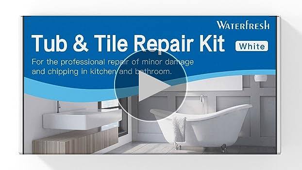 Tub Tile and Shower Repair Kit Color Match Fiberglass Repair Kit-W