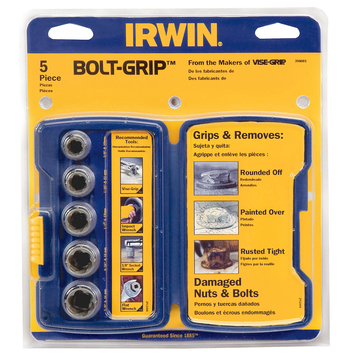 Irwin 5-Piece Bolt Extractor Set
