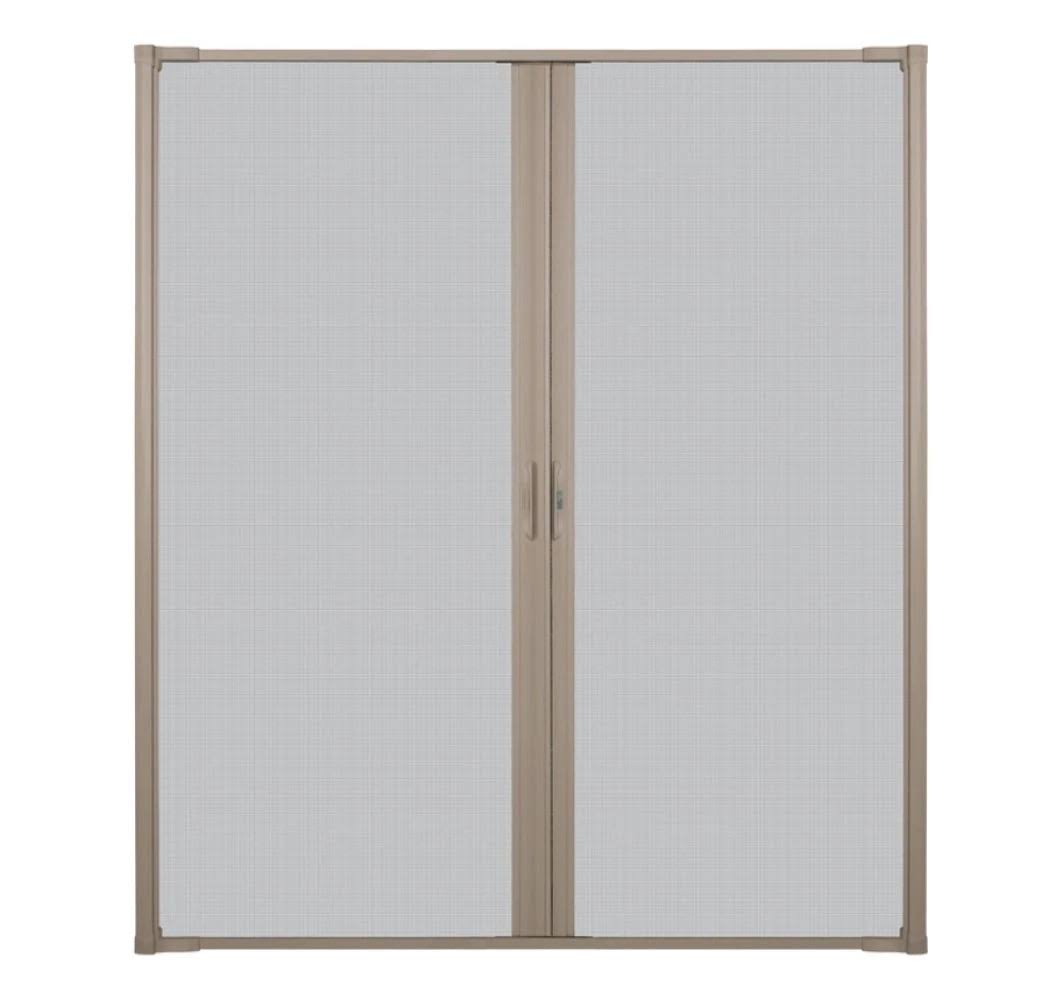 Andersen Luminaire Retractable Insect Screen- Double Door Width in Sandtone
