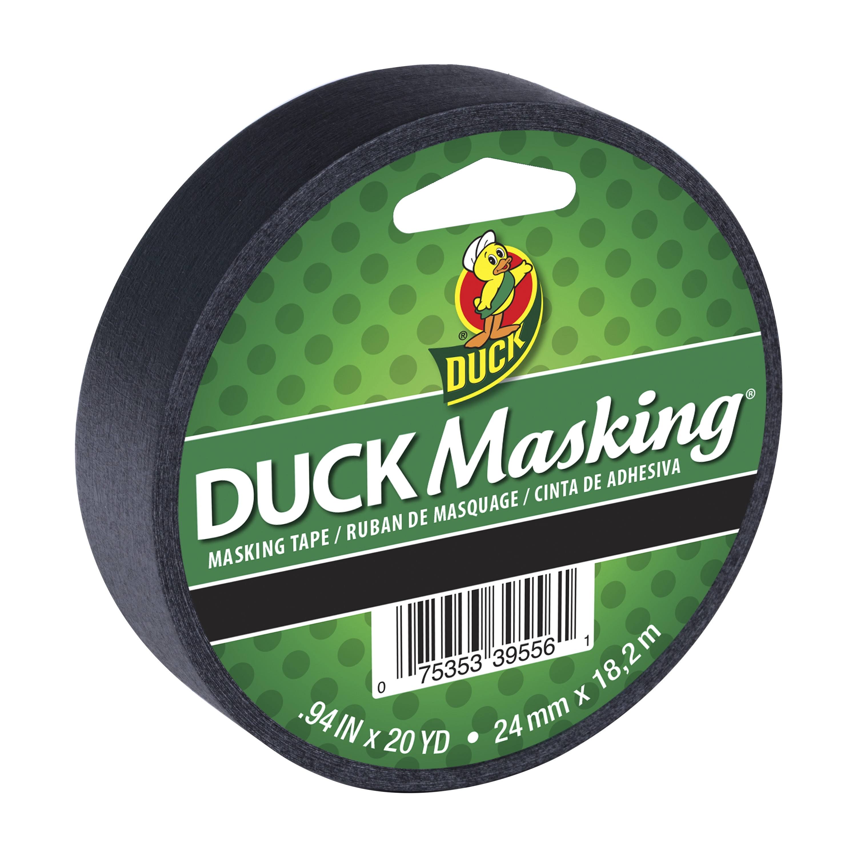 Duck Black Masking Tape- 20 yd