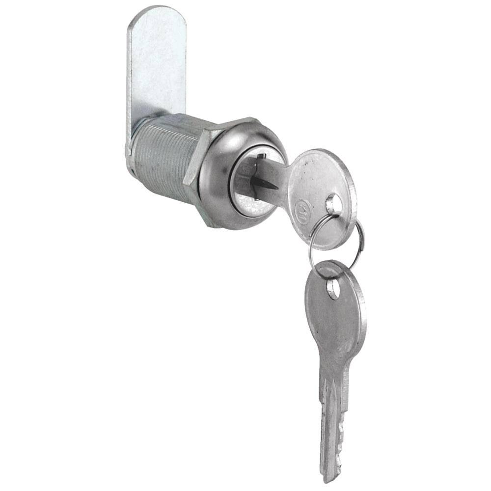 Prime Line Drawer/Cabinet Lock, Chrome, 1-1/8