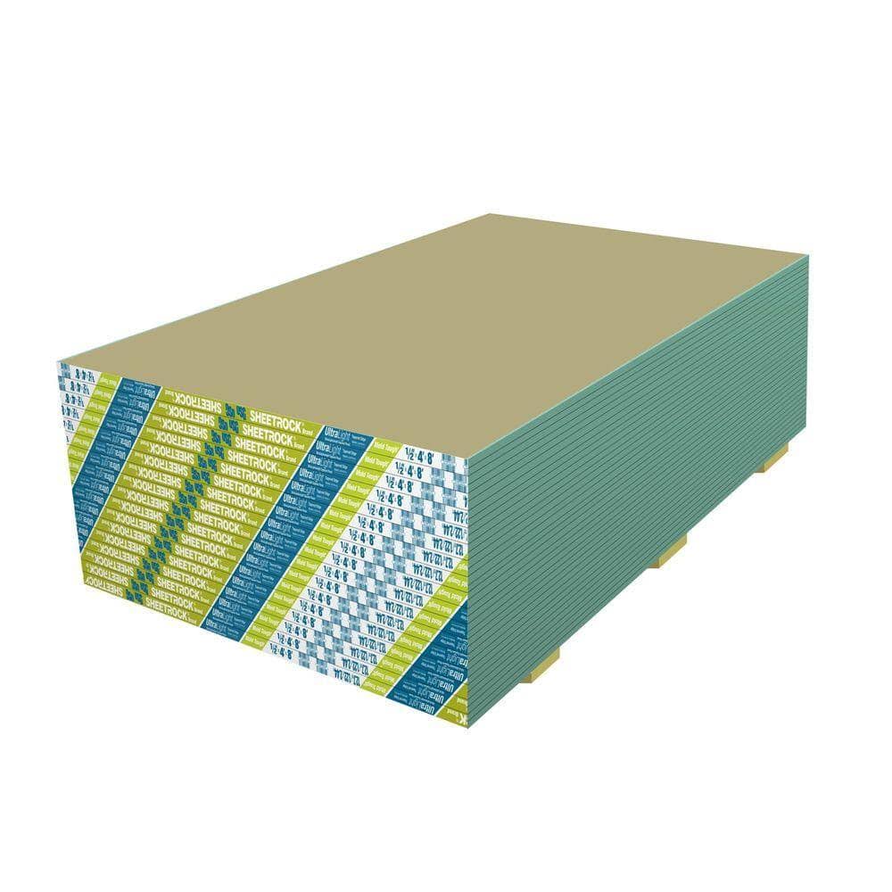 USG TI12MM8 1/2 in. x 4 ft. x 8 ft. Ultralight Mold Tough Drywall
