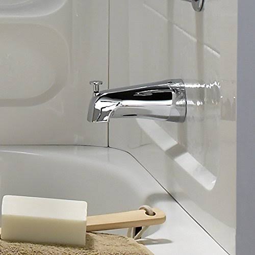 American Standard 8888026.002 Bath Slip-On Diverter Tub Spout 4 in Polished Chrome (FOR 1/2