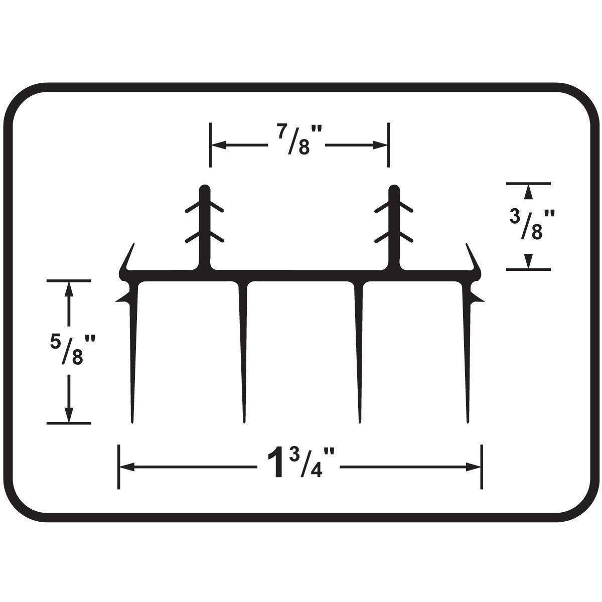 M-D Building Door Bottom 36Inch Brown 67967