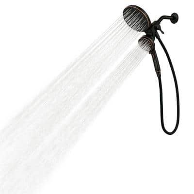 Moen Attract with Magnetix 6-Spray 6.75 in. Dual Shower Head and Adjustable Hand