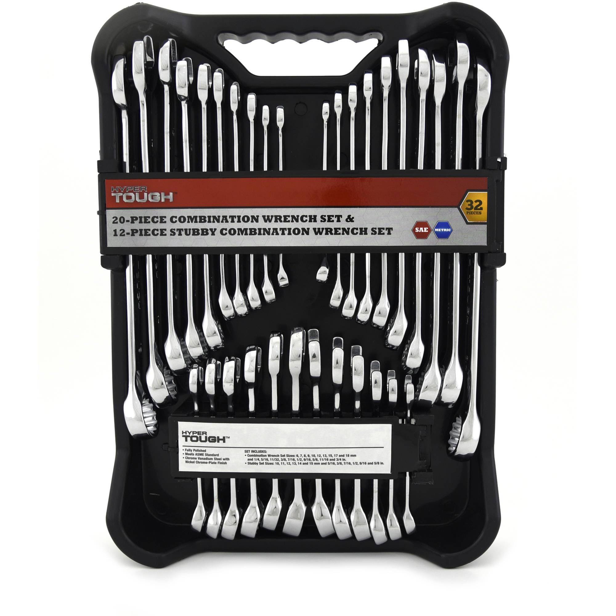 Hyper Tough 32-Piece Combination Wrench Set 40703