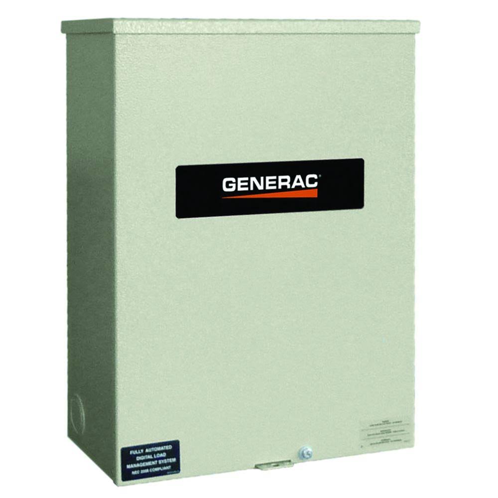 Generac RXSC200A3 200 Amp 120/240 Single Phase NEMA 3R Smart Transfer Switch