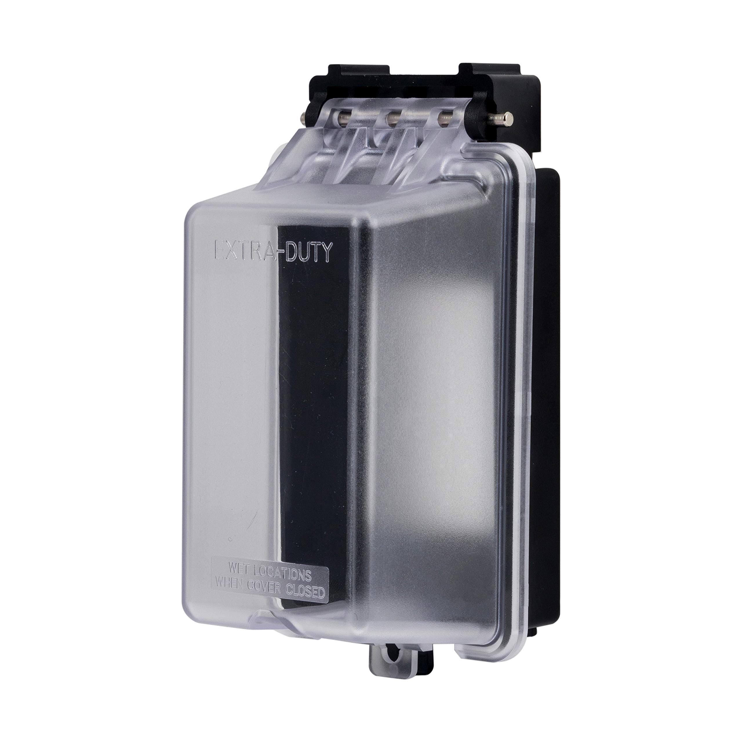 Ultrapro, Black, Outdoor Electrical Outlet Cover