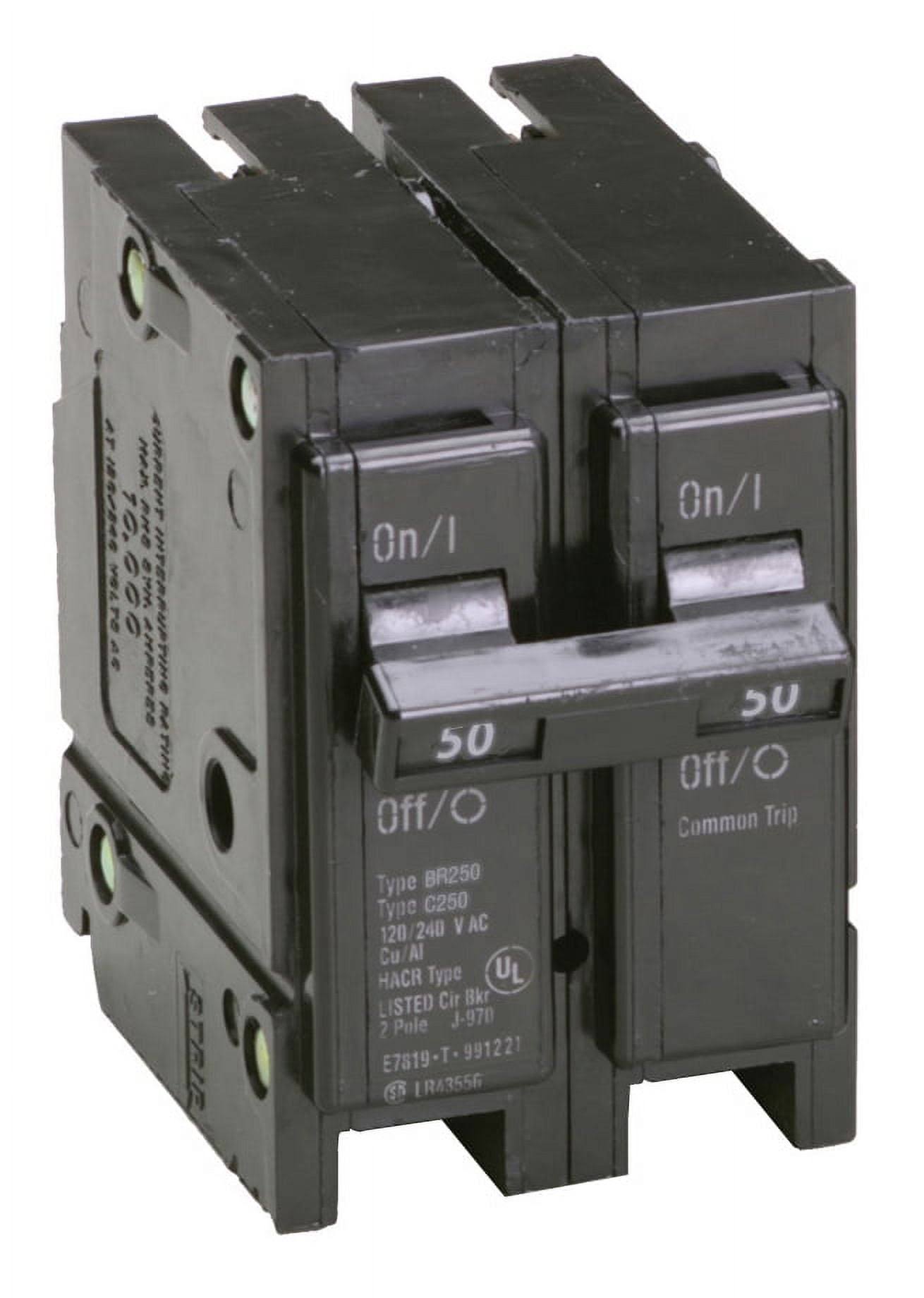 Eaton BR250 Double-Pole Interchangeable Circuit Breaker