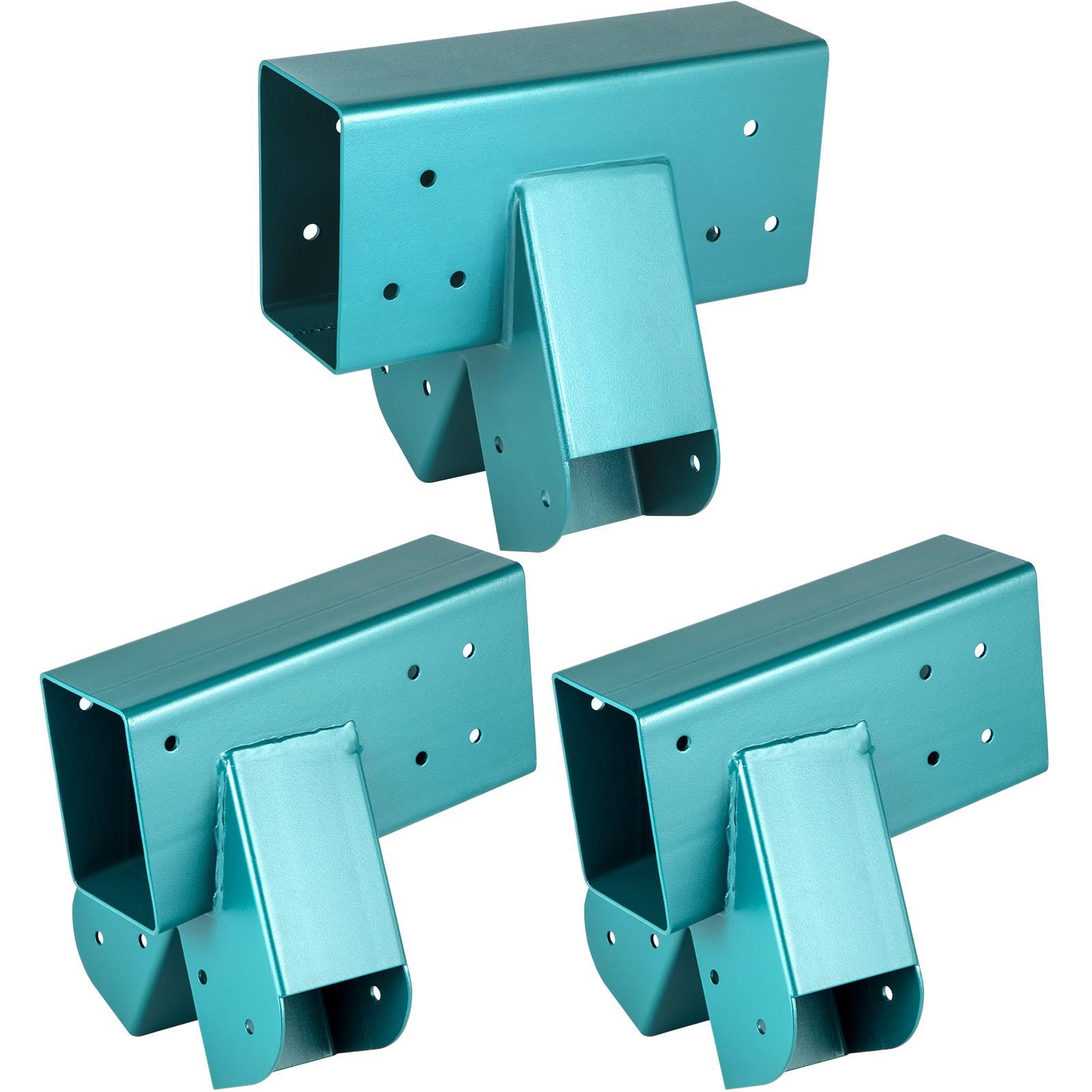 VEVOR 12 in. Swing Set Bracket A-Frame Construction Swing Set Hardware Iron Material with Green Swing Set Brackets Kit
