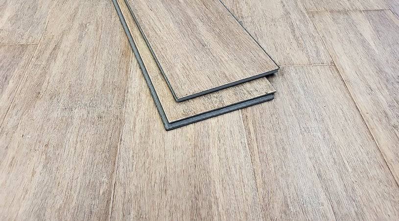 Grey SPC Rigid Core Bamboo Flooring- Oyster Shell
