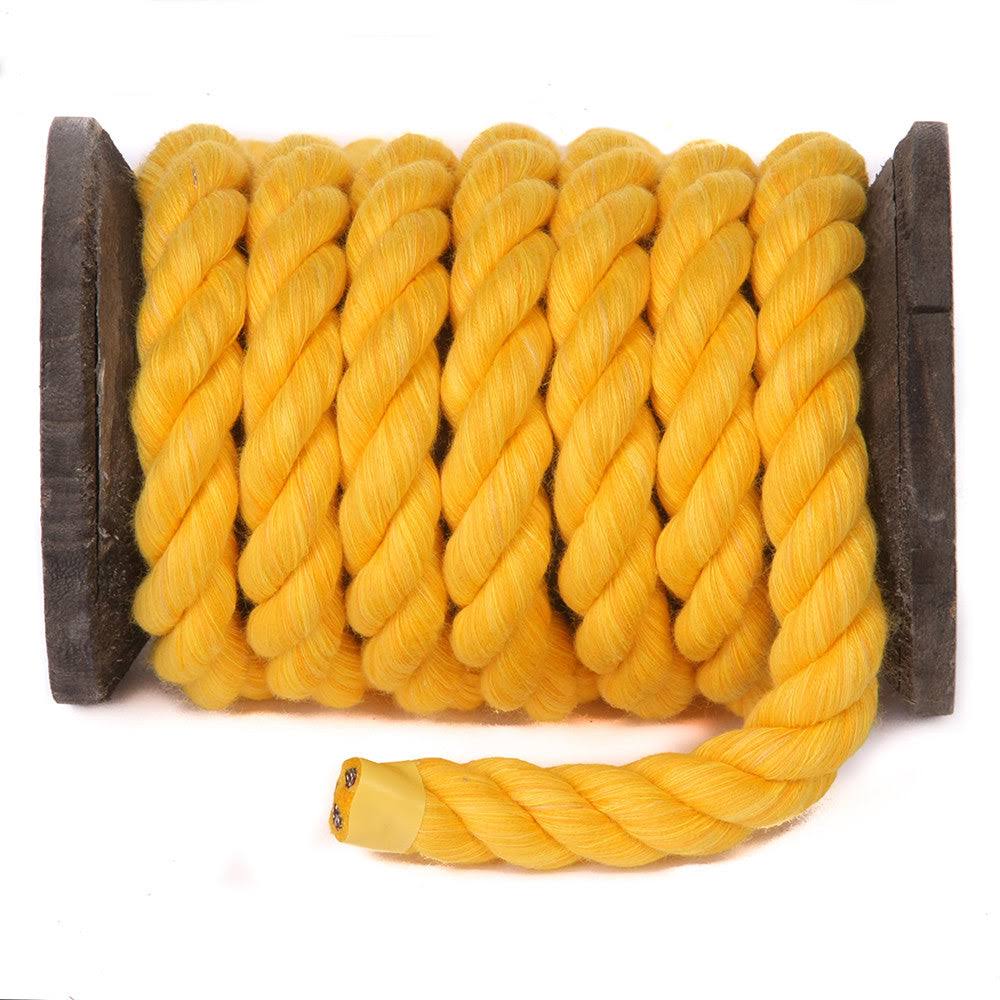 Ravenox Twisted Cotton Rope (Gold)- 1/2-Inch x 25-Feet- 13641845964890
