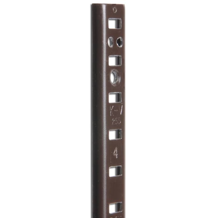 Knape and Vogt 255 Brn 24 Mortise-Mount Steel Pilaster Standard 24 inch 255 Series