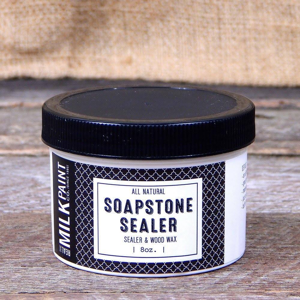 Real Milk Paint Soapstone Sealer and Wood Wax-4 oz.