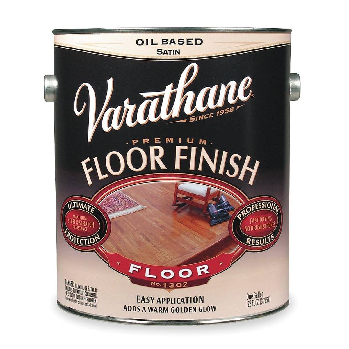 Varathane Semi-Gloss Clear Floor Finish 1 gal.