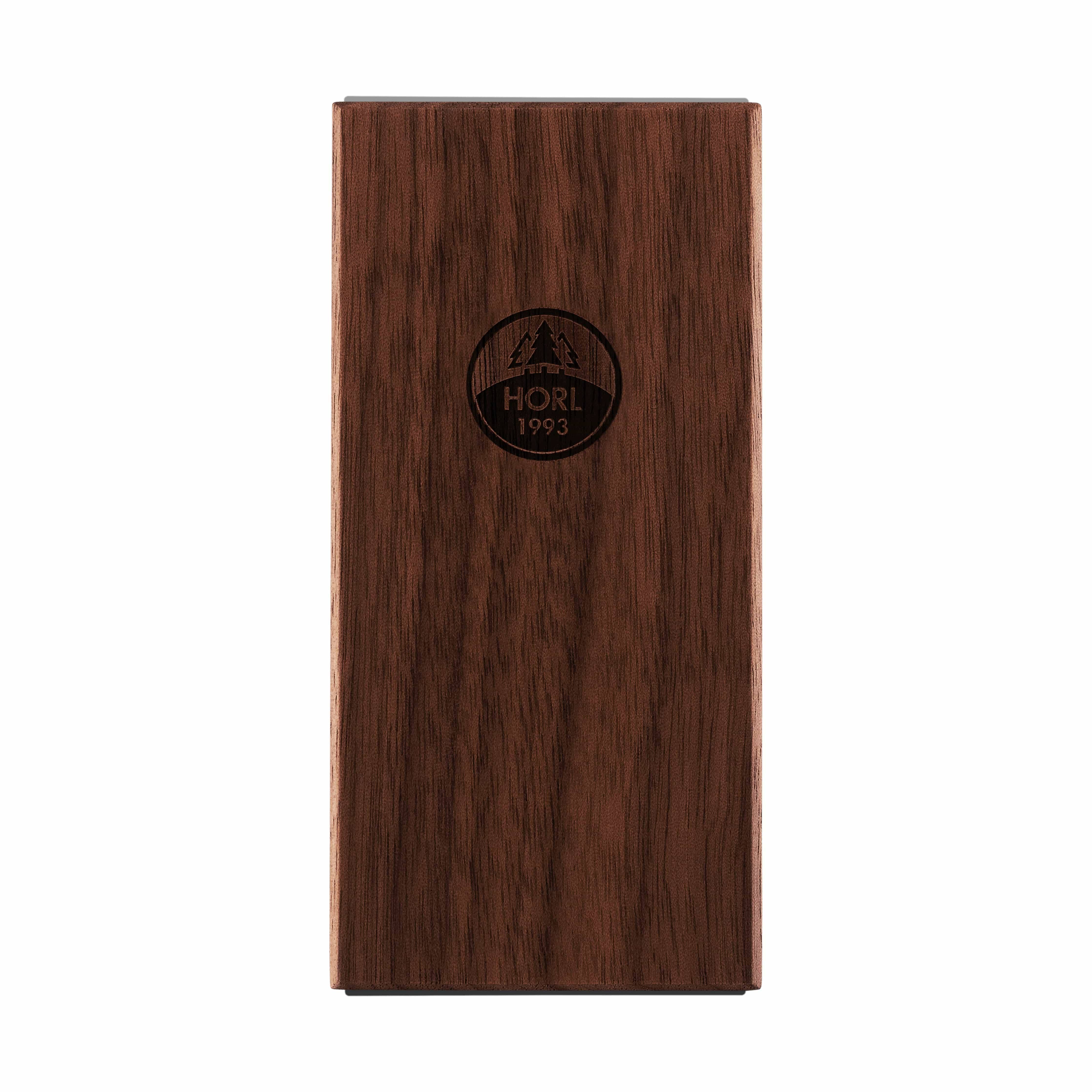 Horl 2 Walnut Rolling Knife Sharpener Engineered in Germany for Straight Edge with Industry Diamonds for Steel of Any Hardness and Magnetic Angle