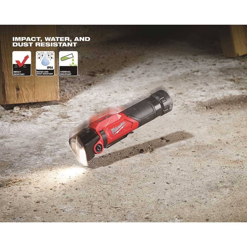 Milwaukee 2113-21 USB 500 Lumens Rechargeable Pivoting Flashlight