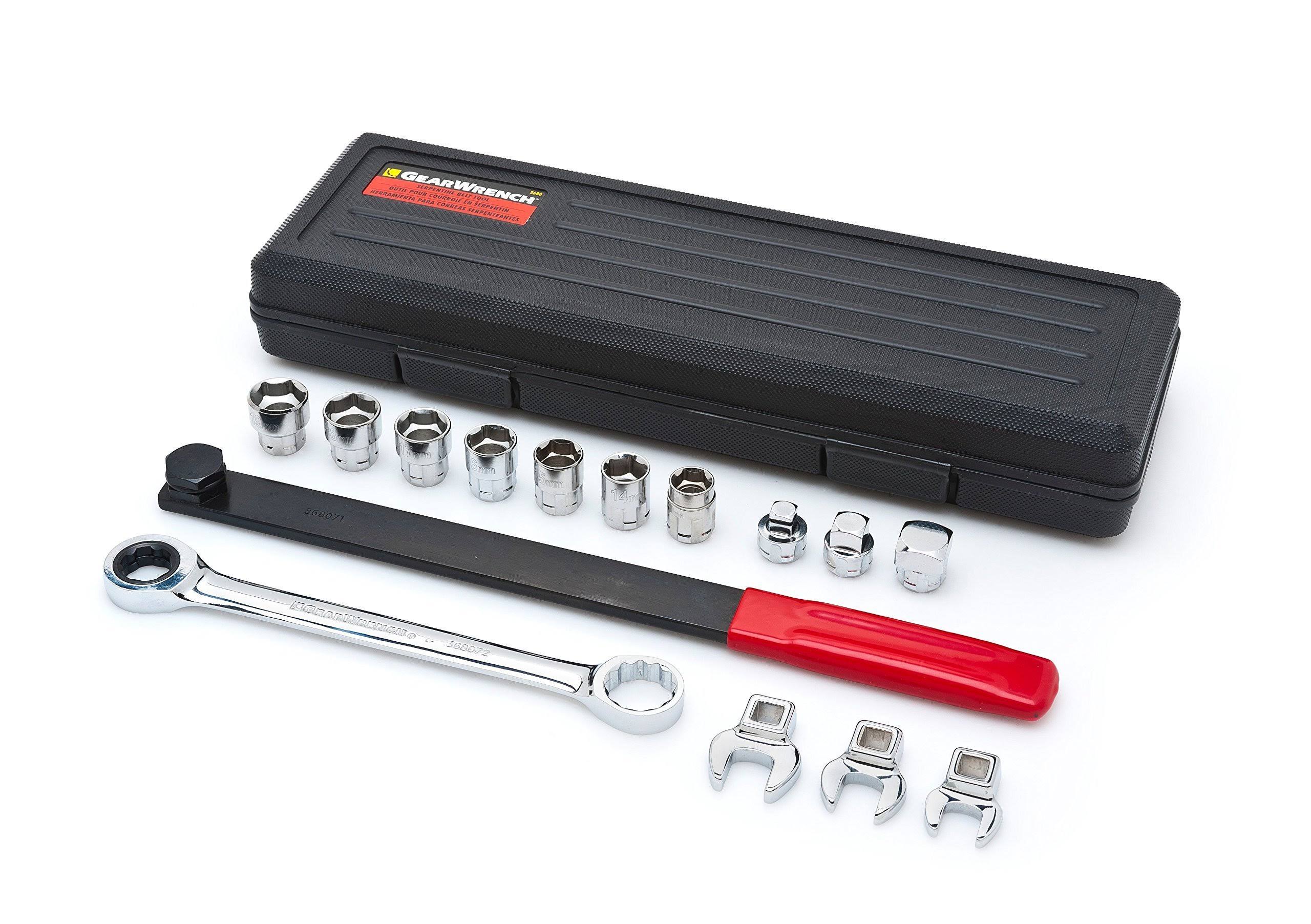 GearWrench 15-Piece Serpentine Belt Tool Set 3680