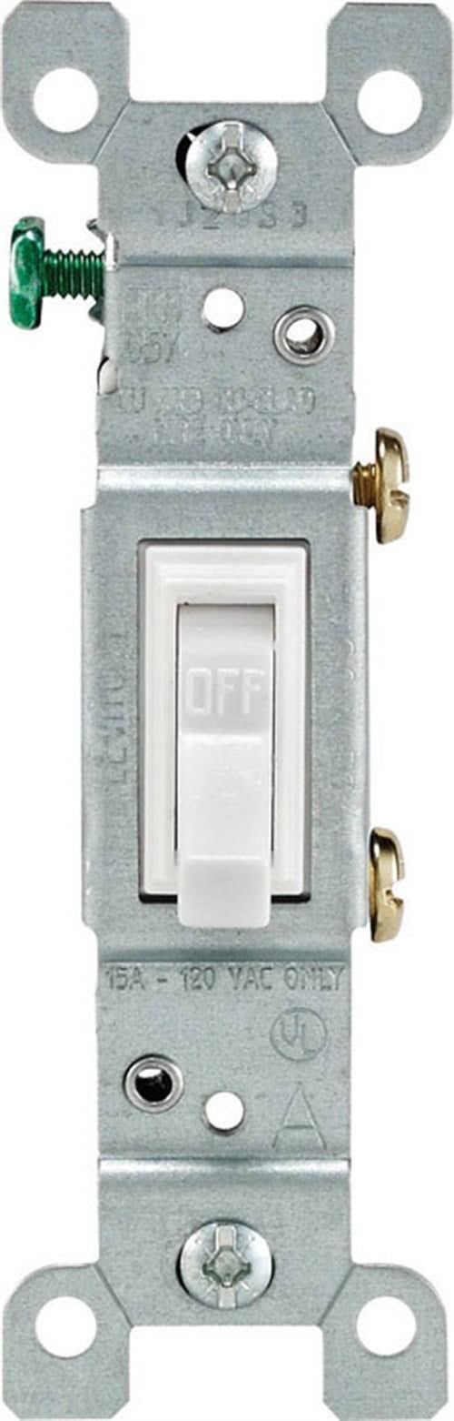 Leviton 1451-2W Single Pole Toggle Switch