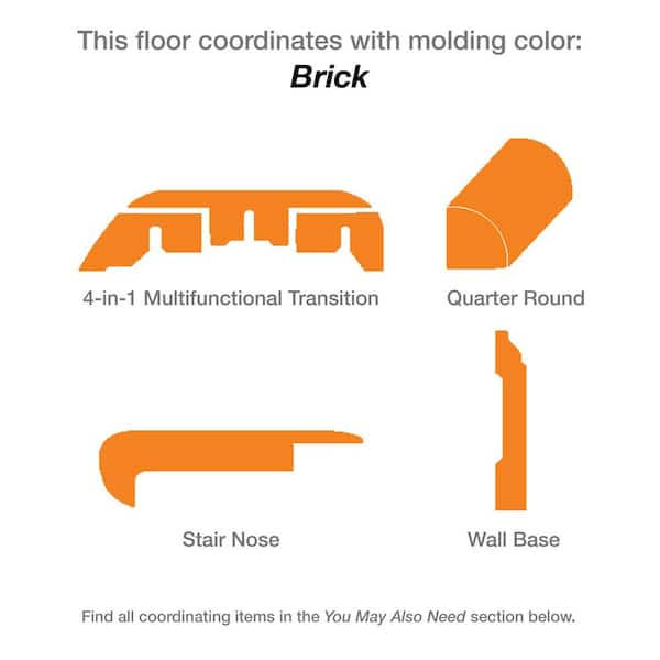 Pergo Outlast+ Paradise Jatoba 12 mm T x 5.2 in. W Waterproof Laminate Wood Flooring (13.7 sqft/case)