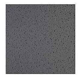 Armstrong Fine Fissured Square Lay In 2'x2' Black Ceiling Tile, 16 Count