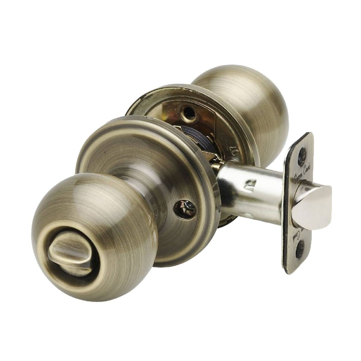 Copper Creek BK2030SS Ball Privacy Door Knob Satin Stainless