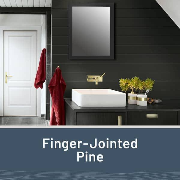 UFP-Edge 1 in. x 4 in. x 8 ft. Timeless Midnight Black Smooth Pine Trim Board (2-Pack)