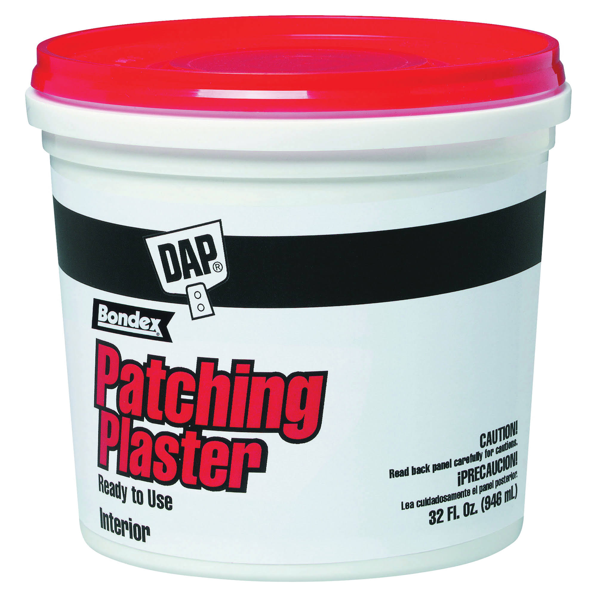 Dap 52084 Ready to Use Bondex Patching Plaster, 1 qt, White