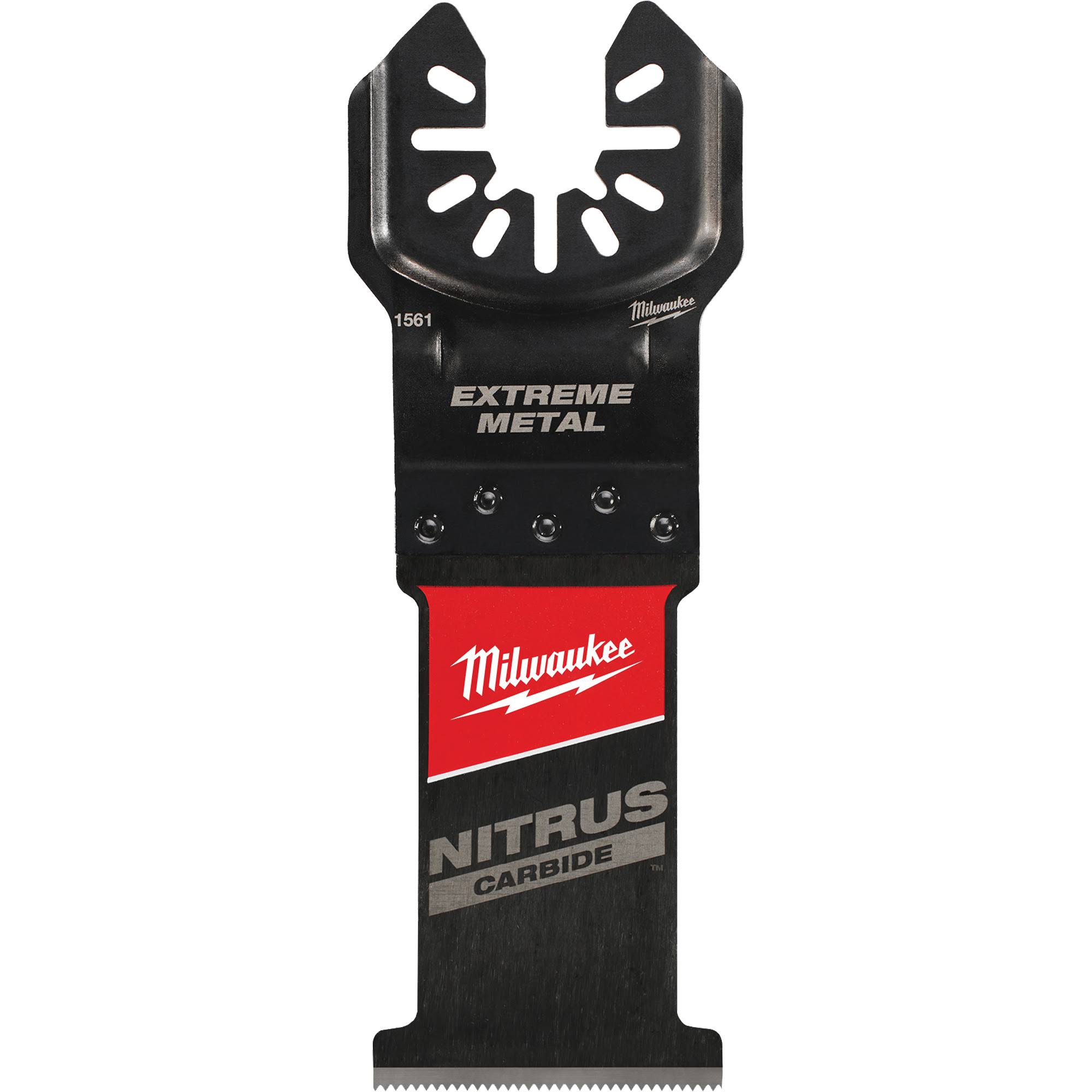 Milwaukee Nitrus Carbide Extreme Metal Universal Fit OPEN-LOK Multi-Tool Blade 1pk 49-25-1561