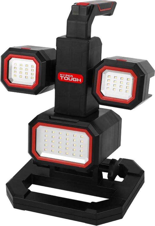 Hyper Tough 2000-Lumen LED Rechargeable Work Light & Detachable Spotlight