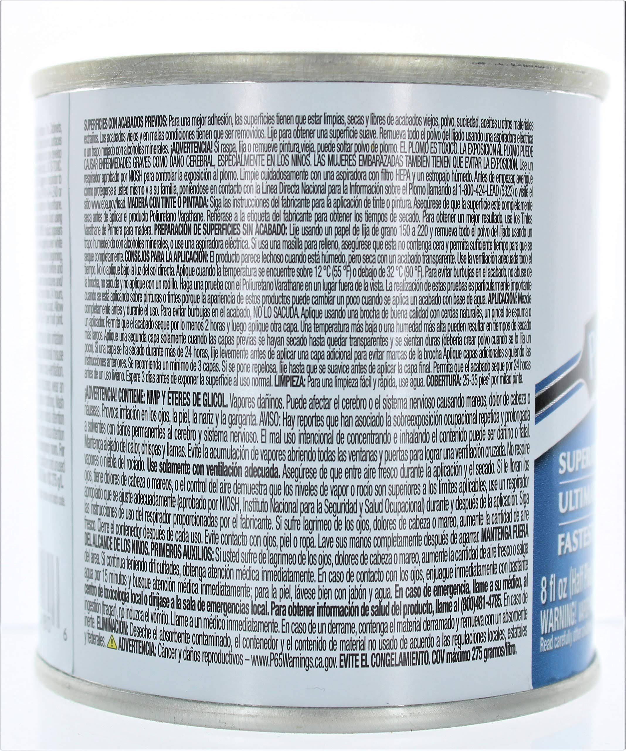 Varathane 262075 Half Pint Clear Matte Finish Soft Touch Polyurethane