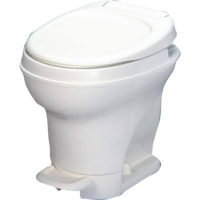 Aqua-Magic V RV Toilet Pedal Flush High Profile White Thetford 31671